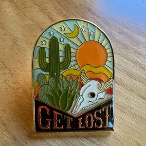 Get Lost Desert Pin